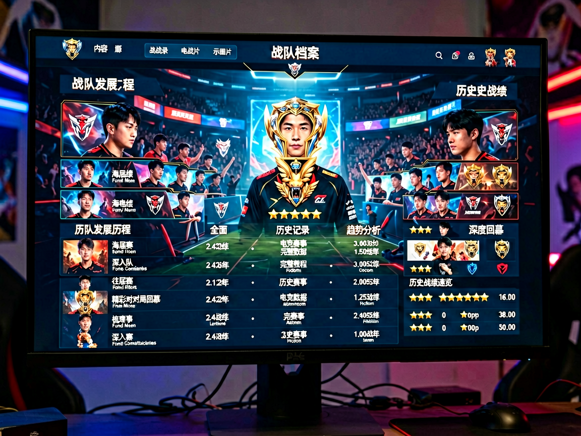 电竞战队历史成绩展示图片